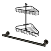 Hotbath Cobber douche accessoireset 2 delig zwart mat SW207699 Hotbath Cobber douche accessoireset 2 delig zwart mat SW207699