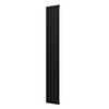 Plieger Cavallino Retto radiateur design vertical simple raccordement central 2000x298mm 666W noir mat SW224473