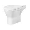Nemo Spring Ergovita Staand Toilet verhoogd - 66.5x45x36cm - zonder spoelrand - H185cm - zitting en jachtbak - porselein - wit SW288593