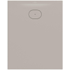 Villeroy & Boch Ecora douchebak - 100x80x3.5cm - afvoer korte zijde - almond (beige) SW1558917