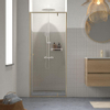 Sealskin Contour Porte pivotante pour niche 90x200cm 6mm verre de sécurité transparent avec revêtement anticalcaire Or brossé SW799421