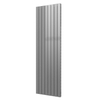 Plieger Cavallino Retto radiateur design vertical double raccordement central 2000x602mm 1716W argent métallique 7255374