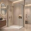 Fortifura Galeria Cabine de douche - 70x160x200 - Profil verre de sécurité - anticalcaire - chrome SW1446149