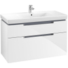 Villeroy & Boch Subway 2.0 meuble sous-lavabo - 98.7x59x44.9cm - Blanc 1025040