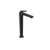 Hansgrohe Axor Citterio C 1-gats wastafelkraan 250 coolstart m. push-open afvoerplugvoorsprong 15.8cm - mat zwart SW1152095