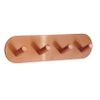 Smedbo Deurhaak Zelfklevend Rond 19.2x4.8cm 4 haken Geborsteld Koper SW421856 Smedbo Deurhaak Zelfklevend Rond 19.2x4.8cm 4 haken Geborsteld Koper SW421856