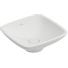 Villeroy en Boch Loop en Friends opzetwastafel met plug met keramische afdekking 38x38cm zonder overloop wit 1020133 Villeroy en Boch Loop en Friends opzetwastafel met plug met keramische afdekking 38x38cm zonder overloop wit 1020133
