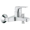 Grohe Bau Flow Mitigeur bain mural Hoh=15cm avec inverseur et raccords Chrome SW296664 Grohe Bau Flow Mitigeur bain mural Hoh=15cm avec inverseur et raccords Chrome SW296664