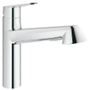 GROHE Eurodisc Cosmopolitan Mitigeur de cuisine - bas - bec extractible - chromé 0430422