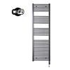 Sanicare HVW Elektrische Radiator - 172x60cm - 1127W - wifi - thermostaat - zwart - rechtsonder - gunmetal (antraciet) SW1185650