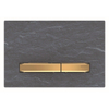 Geberit Sigma 50 bedieningplaat met dualflush frontbediening voor toilet 24.6x16.4cm mustang leisteen SW420937 Geberit Sigma 50 bedieningplaat met dualflush frontbediening voor toilet 24.6x16.4cm mustang leisteen SW420937