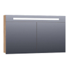 Saniclass 2.0 spiegelkast 120x70x15cm verlichting geintegreerd rechthoek 2 draaideuren Old Castle MFC SW371616 Saniclass 2.0 spiegelkast 120x70x15cm verlichting geintegreerd rechthoek 2 draaideuren Old Castle MFC SW371616