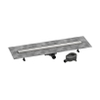 Hansgrohe RainDrain Go Douchegoot - 90cm - standaard/vlakke installatie - betegelbaar - brushed stainless steel SW1590412
