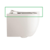 Crosswater Glide II Abattant WC - 46cm - softclose - quickrelease - Blanc SW876223