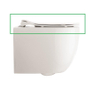 Crosswater Glide II Toiletbril - 46cm - softclose - quickrelease - glans wit SW876223