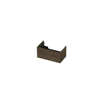 INK Wastafelonderkast - 80x45x37.6cm - 1 lade - push to open - horizontaal gefreesd Eiken - Charcoal SW693368
