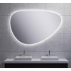Wiesbaden Uovo Miroir 140cm asymétrique avec chauffe miroir et éclairage LED autour à intensité réglable SW484787