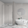 Aqua Vista Oria Linea nisdeur - 120x200cm - incl. montageset - Gunmetal SW1244186