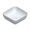 Sanicare Quattro vasque à poser 40x40cm carrée céramique blanc SW536825