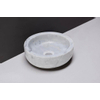 Forzalaqua Verona Xs waskom 30x30x10cm Rond Natuursteen Carrara gepolijst SW230682