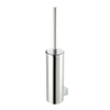Geesa Nexx Brosse de toilettes avec support Chrome (tête de brosse noire) 0653544