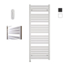 Sanicare HVS - Moda Elektrische Radiator - 160x60cm - 1159W - met afstandsbediening - thermostaat - wit - linksonder - mat wit SW1210877