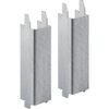 Geberit steunen - 2 stuks - voor wandcloset - compact 0704051