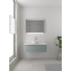 Bruynzeel Giro badmeubelset 49x100x46cm 1 wasbak 1 lade met spiegel met softclose composite fjord groen SW384249 Bruynzeel Giro badmeubelset 49x100x46cm 1 wasbak 1 lade met spiegel met softclose composite fjord groen SW384249
