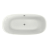 Xenz Daan vrijstaand bad 180x80x60 edelweiss met afvoer/overloopcombinatie wit mat SW370622 Xenz Daan vrijstaand bad 180x80x60 edelweiss met afvoer/overloopcombinatie wit mat SW370622