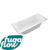 FugaFlow Efficiente Anta Ligbad - 190x90cm - acryl - duo - glans wit - Black Friday - SW1123502