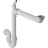 Geberit afvoergarnituur - 40mm - voor spoelbak - wit 0712469