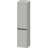 Duravit Ketho.2 Hoge kast - met 2 deuren - 40x176x36cm links - met tip onbeton - mat betongrijs (grijs) SW772445