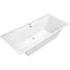Villeroy et Boch Squaro Edge 12 Baignoire quaryl rectangulaire 190x90cm avec pieds et vidage avec trop plein blanc 0942248 Villeroy et Boch Squaro Edge 12 Baignoire quaryl rectangulaire 190x90cm avec pieds et vidage avec trop plein blanc 0942248