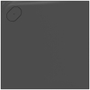 Villeroy & Boch Ecora douchebak - 100x100x3.5cm - hoekafvoer - anthracite (antraciet) SW1559002