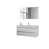 Bruynzeel Palitano badmeubelset 120x56.5x46cm spiegel mat wit SW113900 Bruynzeel Palitano badmeubelset 120x56.5x46cm spiegel mat wit SW113900