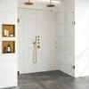 Saniclass Create Nisdeur 2-delig 175x200cm profielloos met antikalk en 8mm veiligheidsglas Goud geborsteld SW638619 Saniclass Create Nisdeur 2-delig 175x200cm profielloos met antikalk en 8mm veiligheidsglas Goud geborsteld SW638619
