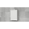 Bruynzeel spiegelkast 60x70cm met 1 deur exclusief verlichting aluminium GA11663 Bruynzeel spiegelkast 60x70cm met 1 deur exclusief verlichting aluminium GA11663