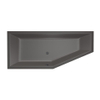 Xenz Society Compact baignoire sans panneaux 180x80cm gauche avec pieds sans vidage Acrylique Anthracite mat SW103189 Xenz Society Compact baignoire sans panneaux 180x80cm gauche avec pieds sans vidage Acrylique Anthracite mat SW103189