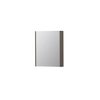 INK SPK2 spiegelkast – 60x74x14 cm – 1 deur, dubbelzijdige spiegeldeurr – Mat taupe SW353334