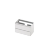 INK Dock meuble sous lavabo MDF laquée 80x40x52cm blanc haute brillant SB1241012