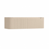 H&R Badmeubelen Juice Meuble sous-vasque - 140x45x40cm - angles arrondis - 2 tiroirs - poignée intégrée - Merino SW1490120