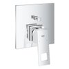 Grohe Eurocube Pièce de garniture pour robinets de baignoire encastrés avec inverseur supersteel SW523669 Grohe Eurocube Pièce de garniture pour robinets de baignoire encastrés avec inverseur supersteel SW523669