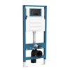QeramiQ Réservoir encastré avec cadre - commande frontale - double chasse SW1448813
