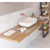 Ideavit solidpool lavabo de comptoir 55x35x13cm solid surface blanc SW704719
