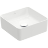 Villeroy & Boch Collaro lavabo à poser - carré 38x38cm - sans trop-plein sans trou de robinetterie blanc SW336075