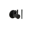 Clou InBe design robinet d'arrêt d'angle type 1 rond noir mat SW208999