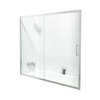 FugaFlow ID06 Quick Fit Badwand - 2 delige schuifdeur - 170x150cm - 6mm veiligheidsglas - anti kalk - chroom SW999909