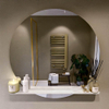 Mondiaz SPOT miroir – Ø 100 cm – avec tablette – Ostra (beige) SW1235664