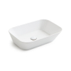 By Goof Mees Design Vasque à poser 60x42x16,6cm Rectangulaire Blanc mat SW491417