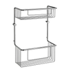 Smedbo Sideline Panier de douche - 32x22x11cm - 2 niveaux - chrome SW13476